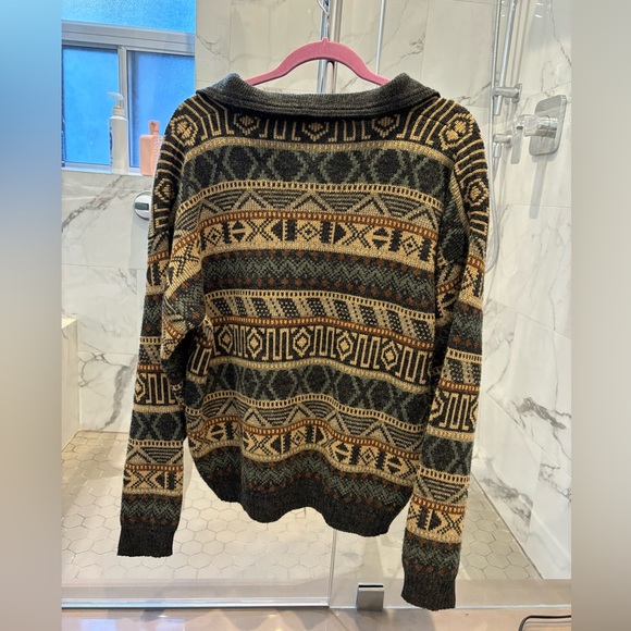 Vintage knit patterned pullover sweater Men’s / Women’s / Unisex - Picture 4 of 4